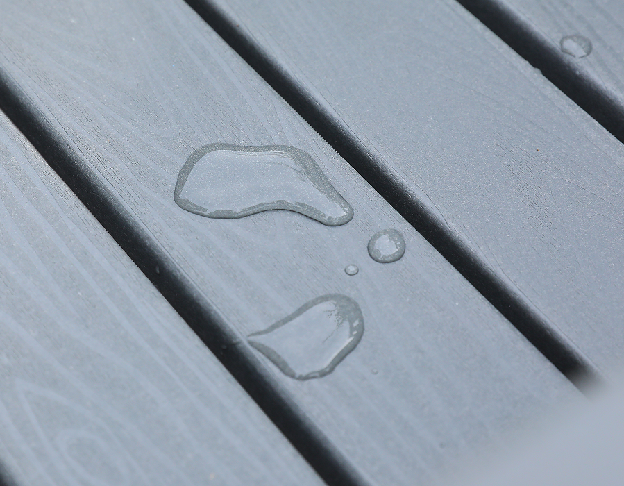 Slate Grey Single Cross Back HDPE matstol