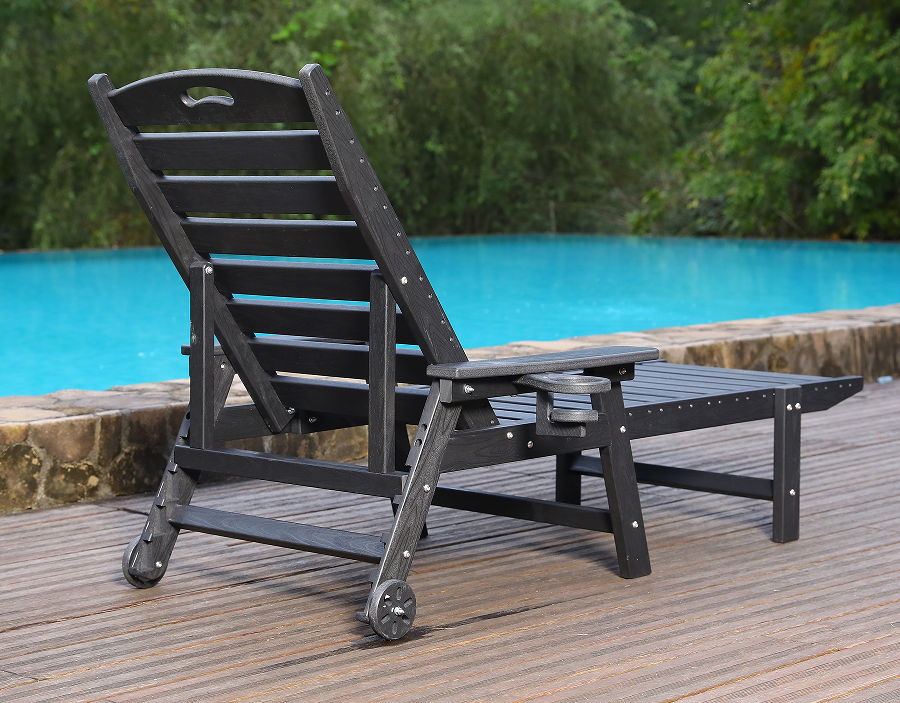 Pure White 2-Pack HDPE Minimalistisk Adirondack Lounge Set