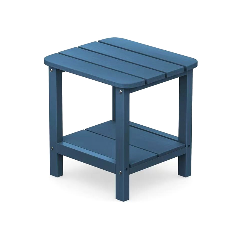 Lake Blue dubbellager HDPE sidobord med förvaring